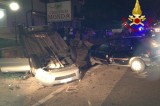 Monteforte Irpino, tremendo incidente: coinvolte due auto