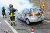 Monteforte Irpino (Av) – Incendio sull’autostrada