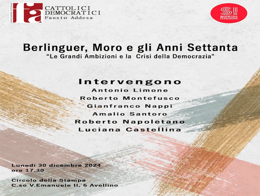 Berlinguer, Moro e gli anni Settanta_convegno